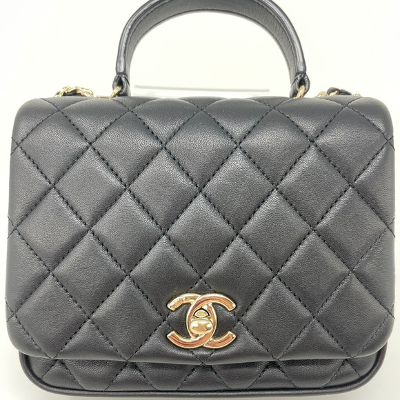 SOLD. CHANEL Mini Citizen Chic Top Handle Flap Bag - Picture 4 of 14